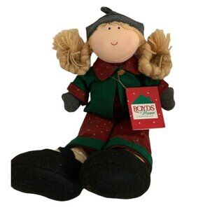 Boyds Lindsey Winter Wonder Snuggle Doll 16" Adorable Collectors Plush Display